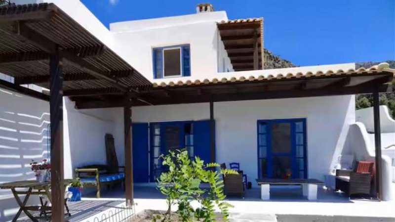 Kerames Kreta Südküste - Villa mit drei Schlafzimmern, Meer- und Bergblick in Kerames zu verkaufen Haus kaufen